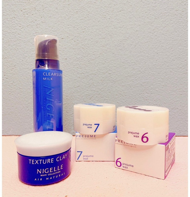 哥德式 MILBON D1 透明髮膜 A2 空氣感質感蠟, 1個, 風潮造型髮腊7號 90g