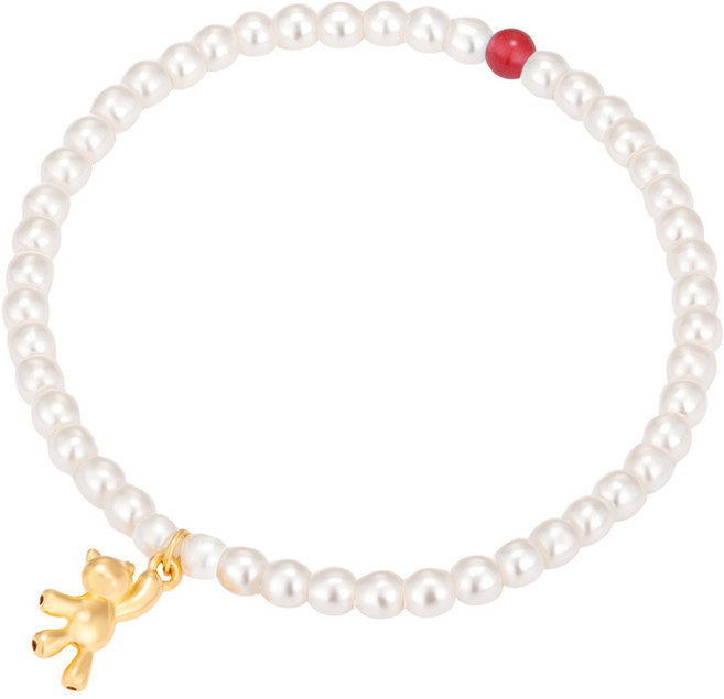 [클라비스] 24K GOLD 테디 곰돌이 목걸이/루비 천연원석 팔찌 CL24K-NG002 24K GOLD 정품보증서 동봉! 순금 목걸이 순금팔찌 24k특가 생일선물 여자친구선물