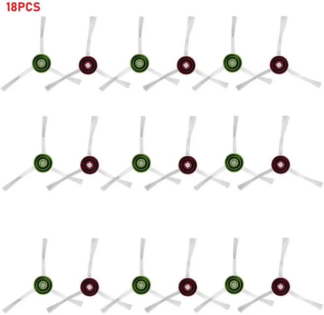 Ecovacs Deebot T8T9N8X1 OmniX1 TurboT10 OmniT9+N8+N8 ProN8 Plus용 사이드 브러쉬 부품, 01 18PCS