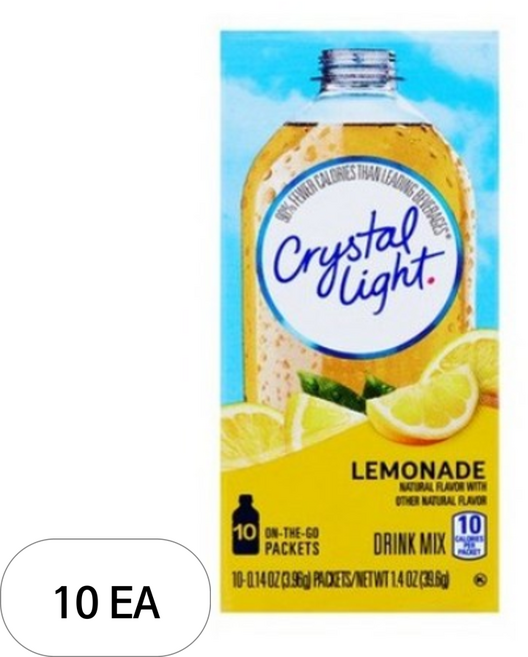크리스탈라이트 레몬에이드 음료베이스 분말, 3.96g, 10개입, 10개