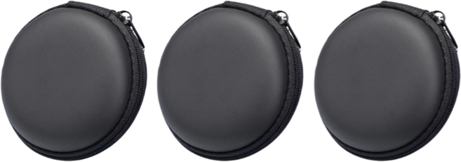 어브레스 이어폰 원형미니파우치, 3개