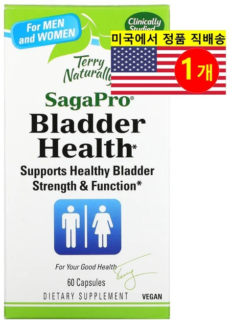 Terry Naturally SagaPro Bladder Health 테리 내츄럴리 사가프로 블래더 헬스 60캡슐, 60정, 1개 - 쿠팡