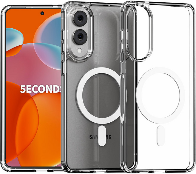 5세컨즈 에어아머 클리어 하드 방탄 맥세이프 호환 케이스