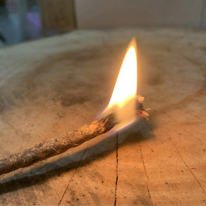 파이어스틸 부싯돌 파이어스틱 대마심지10개