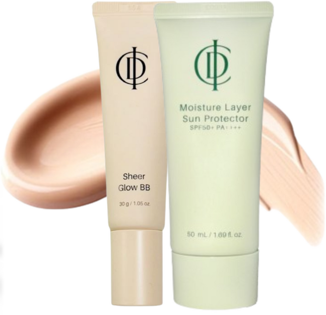 [100% 정품QR인증 본사확인] 인셀덤 2종set (비비+선크림) 원빈 화장품 INCELLDERM (썬 프로텍터+BB), 1