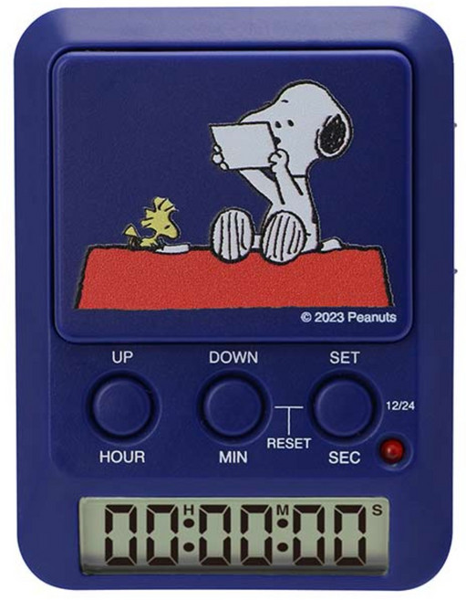 dretec 드레텍 공부 타이머 스터디타이머 수험생 스탑워치, 스누피네이비