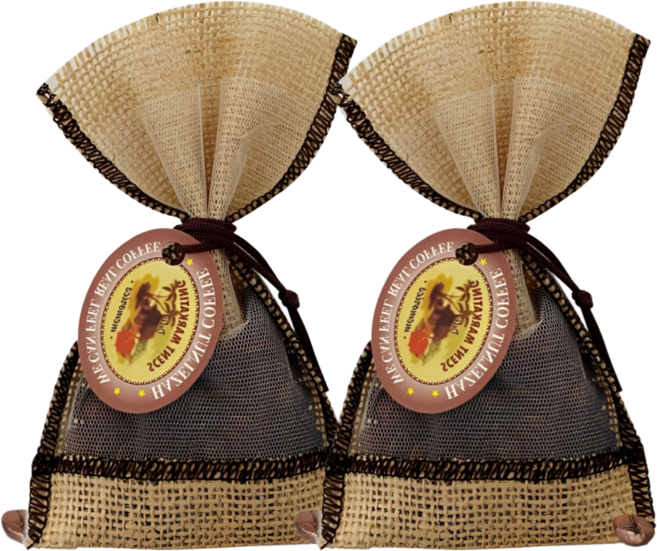 센트로드 아라비카 헤이즐넛 커피원두 선물용 차량용 방향제, 헤이즐넛커피, 2개