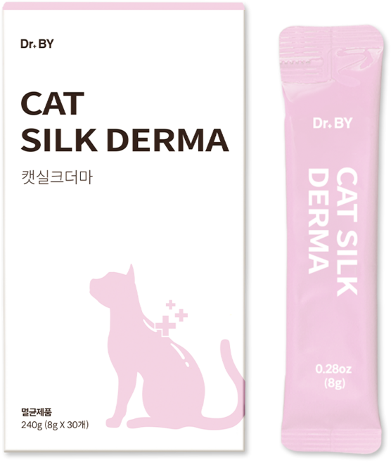 닥터바이 캣실크더마 고양이 피부 영양제 비듬 털빠짐 턱드름 관리, 1세트, 피부/피모, 30회분