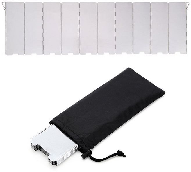 접이식바람막이 10단, 1개, 실버