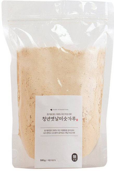 청년선식 국산 황금비율 청년 옛날미숫가루, 500g, 4개