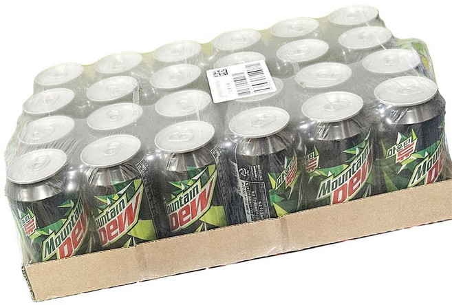롯데칠성 마운틴 듀 캔 355ml 24개 탄산음료