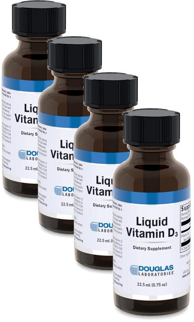 더글라스랩 액상 비타민D3 Douglas Laboratories Liquid Vitamin D3, 4개