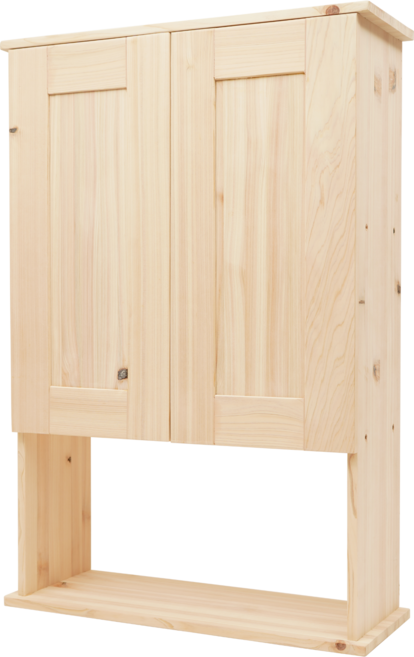 BOUMBI 국내생산 편백나무 욕실 수납장 원목 욕실장 수건함 친환경