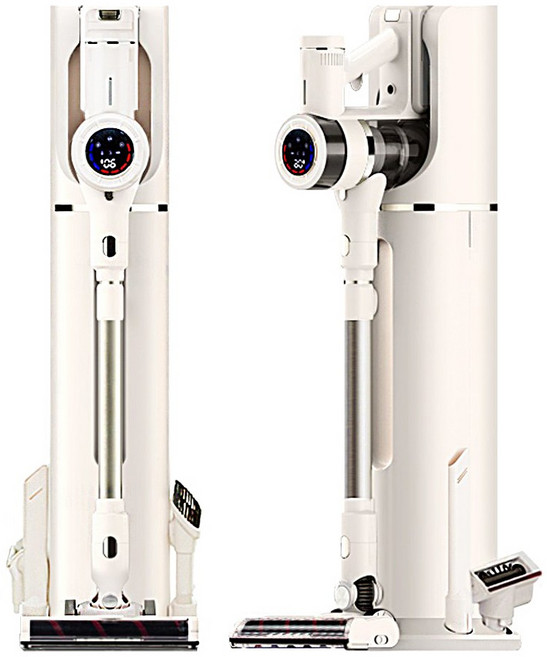 신일 무선청소기 SVC-ST25WIF / 400W BLDC 올인원스테이션 (먼지통비움+충전+거치+수납), SVC-ST25WIF/올인원