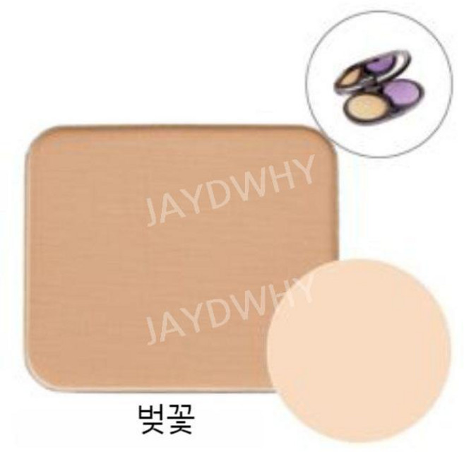 CAC 파우더 파운데이션 스무스 5종 선택형 2개 리필, 밀, 벚꽃