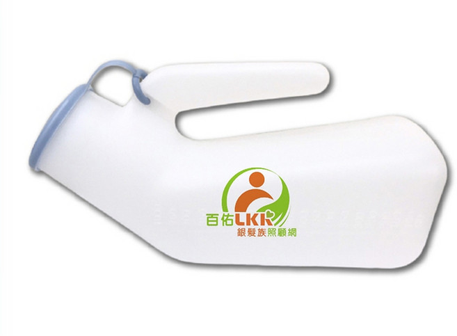 再春 PVC 尿壺 - 藍蓋 1000CC 塑膠尿壺, 1個