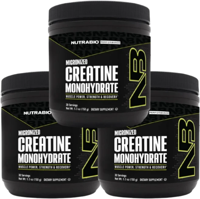 NutraBio 운동 능력 미분화 크레아틴 일수화물 150g(5.3oz) 3 SET, 150g, 1개 - 쿠팡