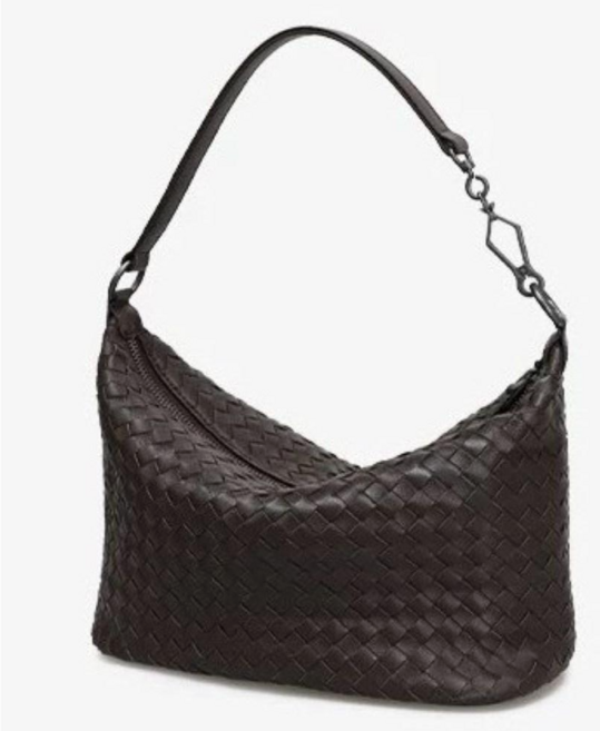 델라 여성 프리미엄 양가죽 500g 위빙백 숄더백 인트레백