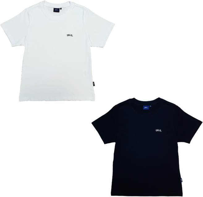 [브랜드매장정품] 예일 스몰 아치 로고 반팔 남녀공용 티셔츠