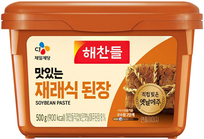재래식된장.500g/해찬들-, 500g, 12개