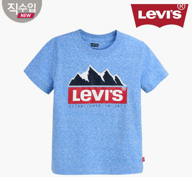 리바이스 키즈 마운틴 그래픽티셔츠L V212TS176P 토들러