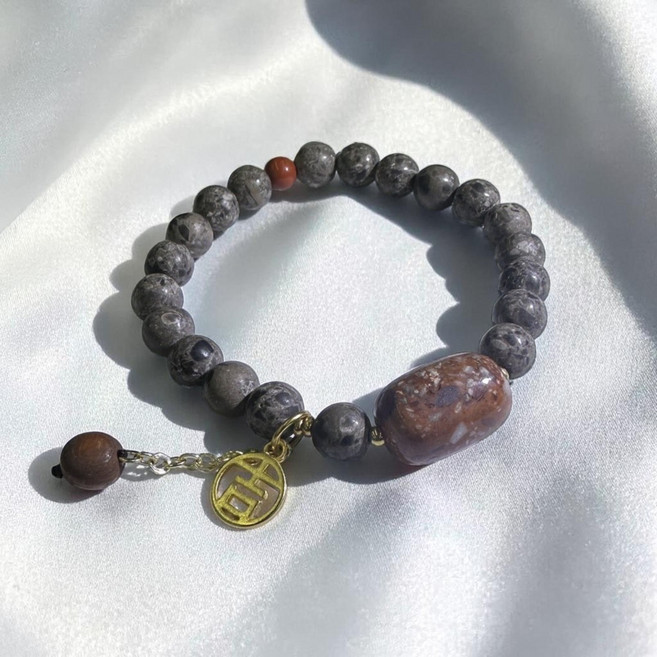 天品龍宮舍利 黑金剛靈骨筒珠手珠