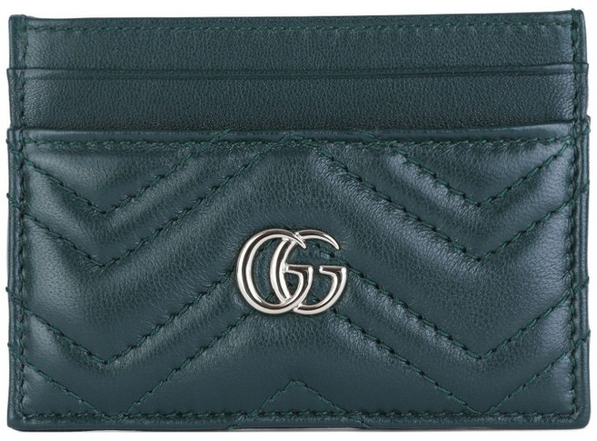 구찌 GG 마몽 셰브런 카드홀더