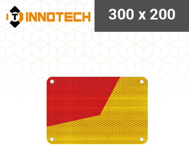 이노텍 후부반사판 후부안전판 차량용 화물차 좌측 300x200, 1개