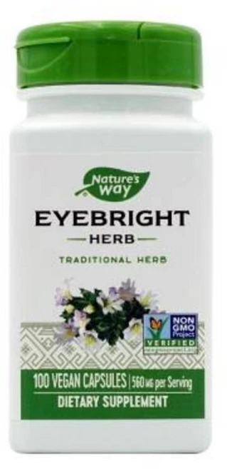 네이처스 웨이 아이브라이트 허브 Eyebright Herb 560mg 100베지캡슐 3통, 1개, 100정 - 쿠팡