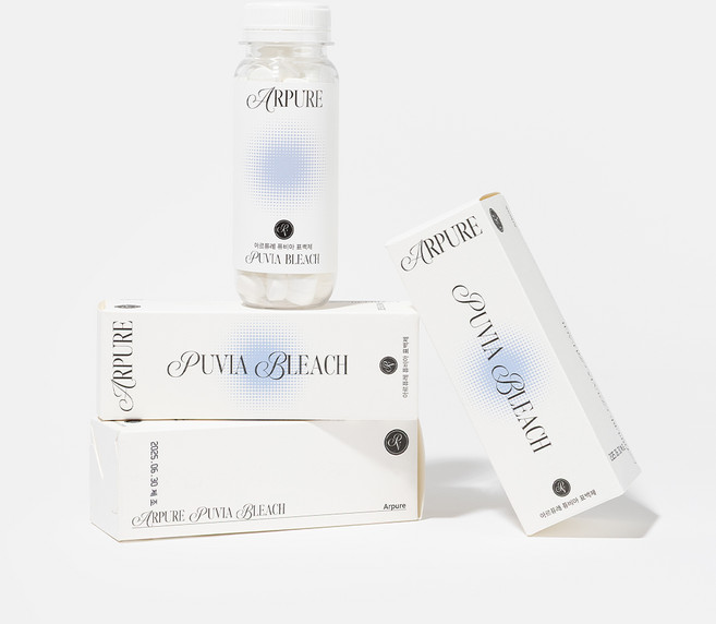 아르퓨레 퓨비아 타블렛 표백제, 4개, 1.5g