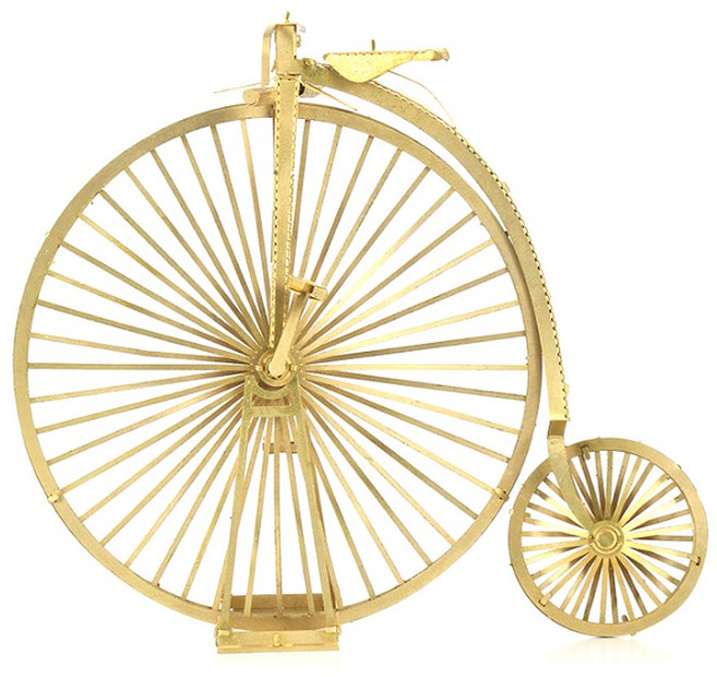 [알꿀밤-메탈퍼즐-교통] 패니파싱 자전거-골드, 1개