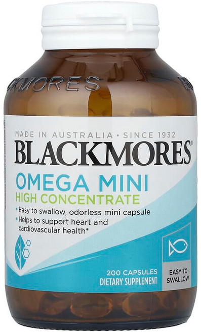 Blackmores 오메가 미니 고농축 캡슐 200정 Blackmores (블랙모어스), , 오메가 미니, 고농축, 캡슐 200정 Blackmo, 1개