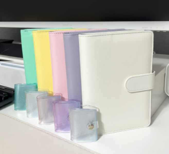 증사바인더 미니앨범 띠부띠부씰 증명사진 앨범, 핑크펄