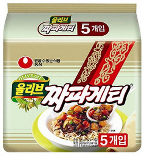 농심 짜파게티 140g 멀티5입 x8개, 40개