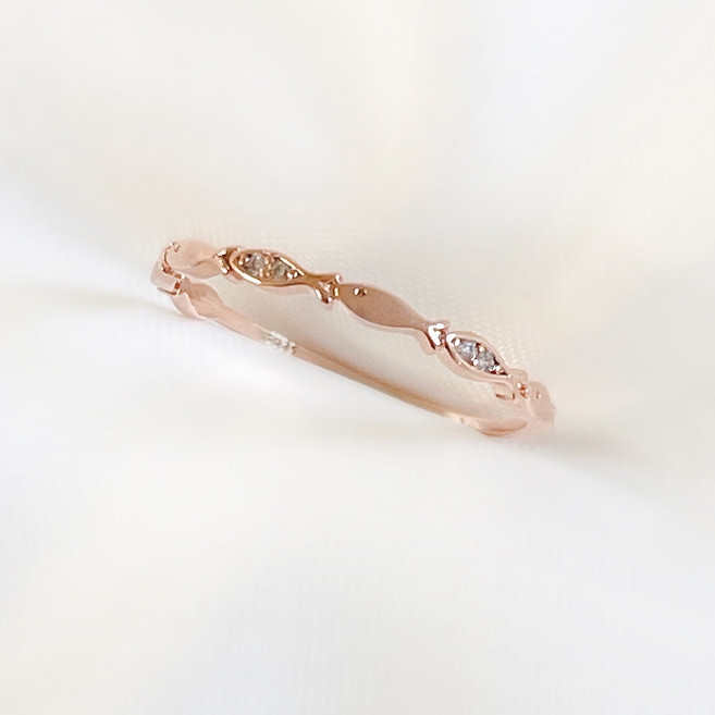 실버925 여성 재물 행운 7마리 물고기 반지 애끼 은 반지