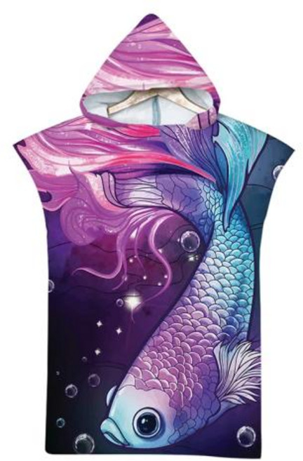 호랑이 타월 해변가 성인을위한 마이크로 화이버 동물 인쇄 후드 비치 빠른 건조 수영장 판초 라이온 목욕 망토 가운 포함, adult 85x120cm, 23)4