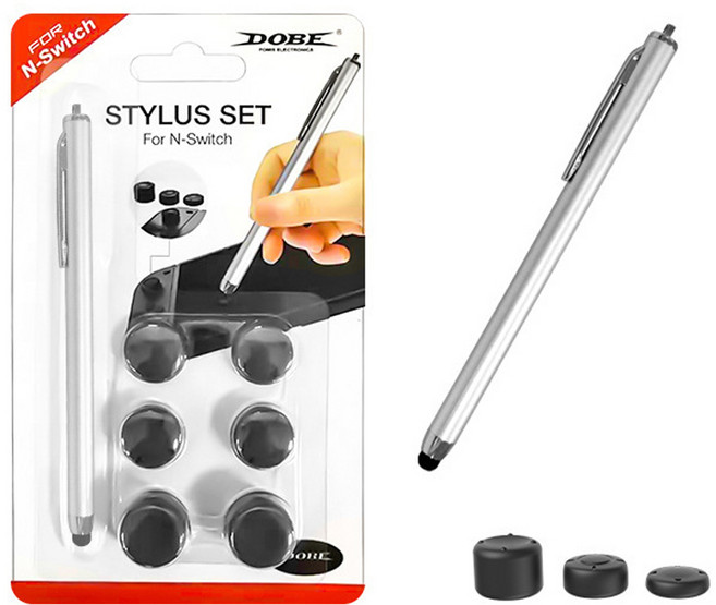 닌텐도 스위치 전용 터치펜 실리콘 조이콘 커버세트, 1개