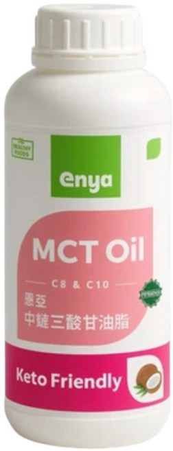 enya 恩亞 MCT油 中鏈三酸甘油酯 C8 60% C10 40% 純椰子油, 1個, 1L