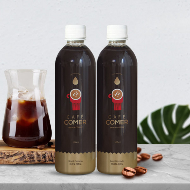 카페꼬메르 더치커피 500ml + 500ml 수제 콜드브루 원액, 1개입, 2개