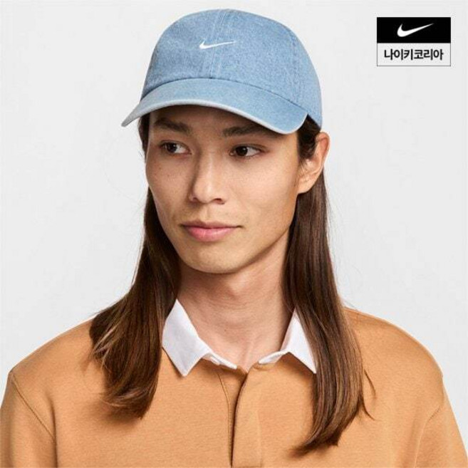 [백화점 정품] 나이키 데님 볼 캡 클럽 언스트럭처 빈티지 야구 모자