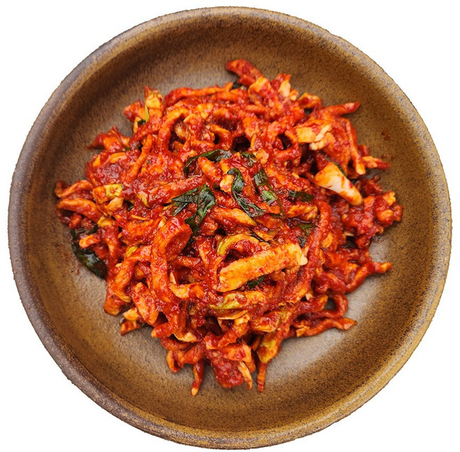 호랑이김치 국산100% 제주 무말랭이 김치, 1개, 500g