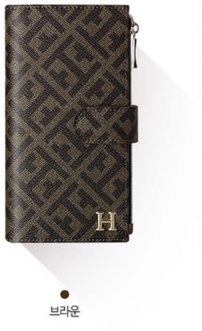 (사은품 강화필름+전자파차단스티커) 갤럭시 겔럭시 S24+ S24플러스 (SM-S926N) 지폐 동전 지퍼 영수증 신분증 수납 컬러 고급 패턴 무늬 스트랩 지갑형 다이어리