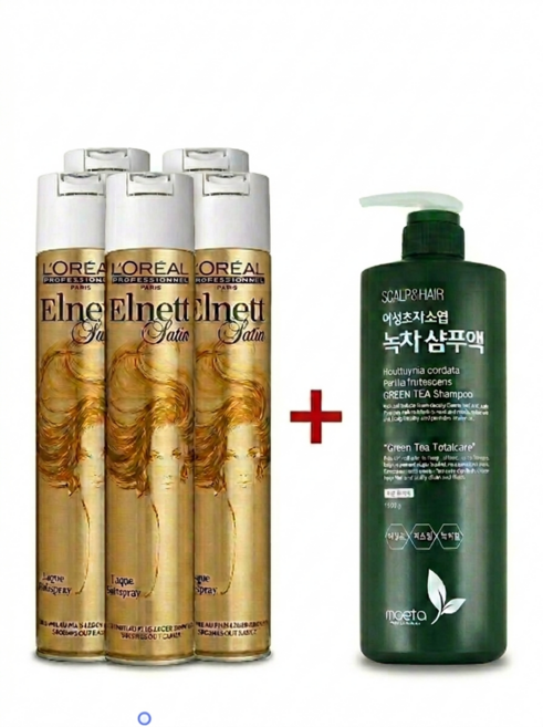 로레알 에르네뜨 스프레이 500ml 5개 구매시 + 어성초 녹차 샴푸액 1L 증정