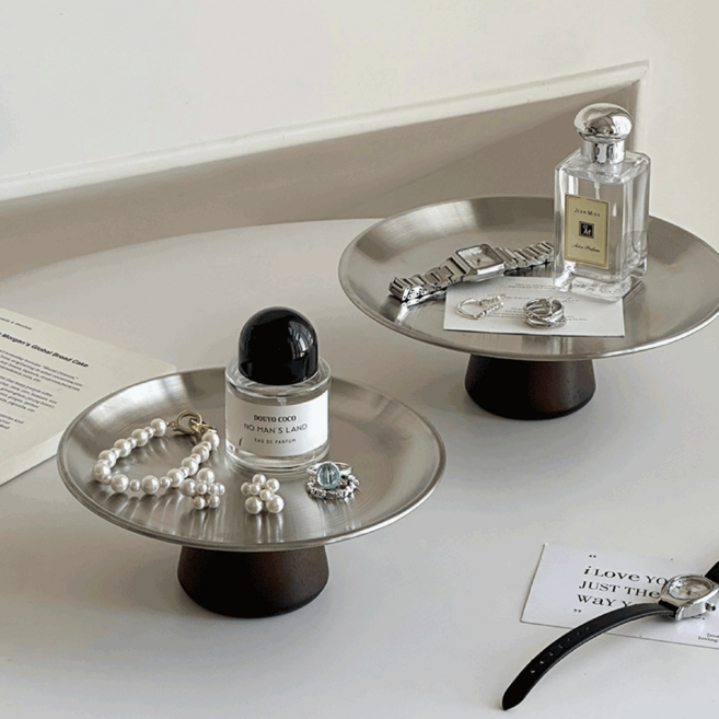 구름상회 인테리어 악세서리 트레이 주얼리 향수 차키 받침, 혼합