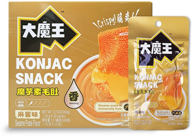 차마요 당뇨간식 마라맛 천엽모양 곤약 매콤 즈마장맛, 18g, 20개