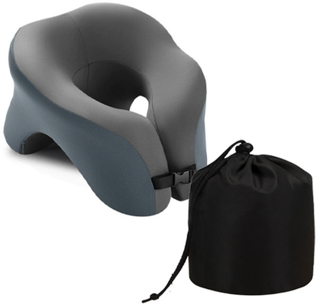 마벨인홈 책상 낮잠 베개 메모리폼 사무실 오피스용 팔걸이 쿠션, 그레이