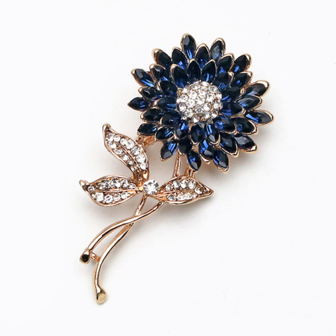 CB01 어버이날 카네이션 토파즈 루비 사파이어 컬러 큐빅브로치