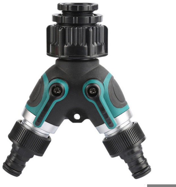 Y형 고급형 수도 호스분배기 2구, 1개