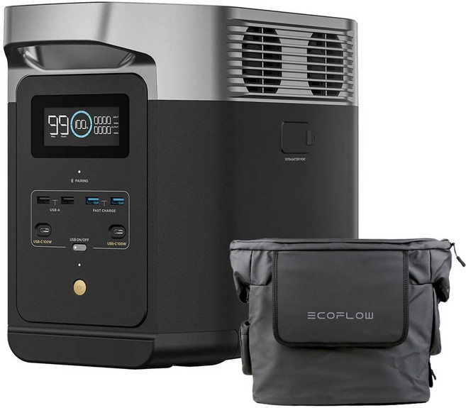 에코플로우 델타2 캠핑용 파워뱅크 220V배터리 전용가방, 1개