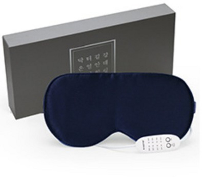 닥터김강 아이힐링 온열 안대 찜질기, FA133, 네이비